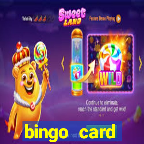bingo card generator with pictures